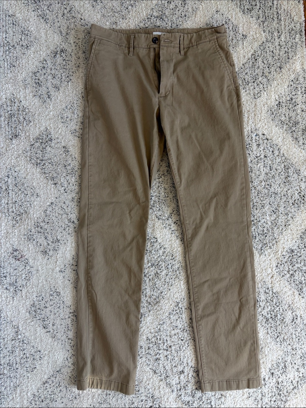 Goodfellow & Co Hennepin Athletic Casual Chino Khaki Pants 32W x 34L